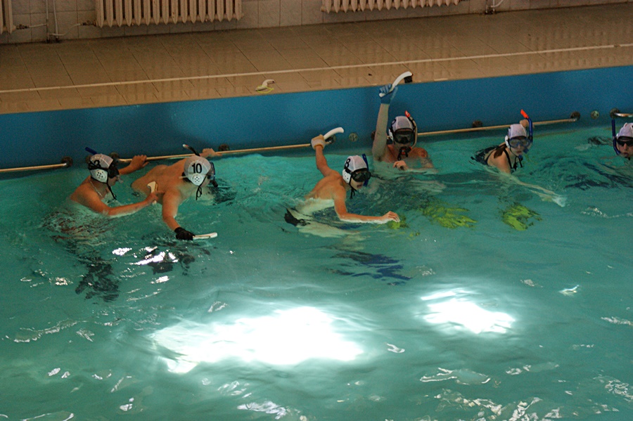 Hokej pod wodą Walenie Auqarius IV 2012